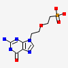 9-(2-phosphonoethoxyethyl)guanine