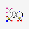 6-(trifluoromethyl)-3,4-dihydro-2H-1,2,4-benzothiadiazine-7-sulfonamide 1,1-dioxide