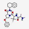 1-[3,3-DIMETHYL-2-(2-METHYLAMINO-PROPIONYLAMINO)-BUTYRYL]-4-PHENOXY-PYRROLIDINE-2-CARBOXYLIC ACID(1,2,3,4-TETRAHYDRO-NAPHTHALEN-1-YL)-AMIDE