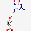 4-{3-[(2-amino-5-nitroso-6-oxo-1,6-dihydropyrimidin-4-yl)amino]propoxy}benzoic acid