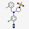 2-chloro-4-{(2-methylbenzyl)[(3S)-1-(methylsulfonyl)pyrrolidin-3-yl]amino}benzonitrile