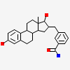 3-{[(9beta,14beta,16alpha,17alpha)-3,17-dihydroxyestra-1,3,5(10)-trien-16-yl]methyl}benzamide