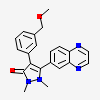 4-[3-(methoxymethyl)phenyl]-1,2-dimethyl-5-quinoxalin-6-yl-1,2-dihydro-3H-pyrazol-3-one