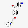 pyridin-4-yl[4-(2-pyrrolidin-1-ylethoxy)phenyl]methanone