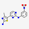 4-(2-amino-4-methyl-1,3-thiazol-5-yl)-N-(3-dioxaziridin-3-ylphenyl)pyrimidin-2-amine