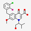 6-(3-chloro-2-fluorobenzyl)-1-[(1S)-1-(hydroxymethyl)-2-methylpropyl]-7-methoxy-4-oxo-1,4-dihydroquinoline-3-carboxylic acid