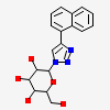 1-beta-D-glucopyranosyl-4-naphthalen-1-yl-1H-1,2,3-triazole