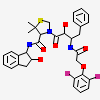 (4R)-3-[(2S,3S)-3-{[(2,6-difluorophenoxy)acetyl]amino}-2-hydroxy-4-phenylbutanoyl]-N-[(1S,2R)-2-hydroxy-2,3-dihydro-1H- inden-1-yl]-5,5-dimethyl-1,3-thiazolidine-4-carboxamide