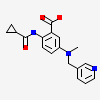 2-[(cyclopropylcarbonyl)amino]-5-[methyl(pyridin-3-ylmethyl)amino]benzoic acid