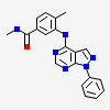 N,4-dimethyl-3-[(1-phenyl-1H-pyrazolo[3,4-d]pyrimidin-4-yl)amino]benzamide