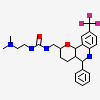 1-[2-(dimethylamino)ethyl]-3-{[(2R,4aS,5R,10bS)-5-phenyl-9-(trifluoromethyl)-3,4,4a,5,6,10b-hexahydro-2H-pyrano[3,2-c]quinolin-2-yl]methyl}urea