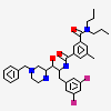 N'-[(1S,2S)-2-[(2R)-4-benzylpiperazin-2-yl]-1-(3,5-difluorobenzyl)-2-hydroxyethyl]-5-methyl-N,N-dipropylbenzene-1,3-dicarboxamide
