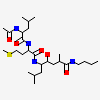N-acetyl-L-leucyl-N-[(4S,5S,7R)-8-(butylamino)-5-hydroxy-2,7-dimethyl-8-oxooctan-4-yl]-L-methioninamide