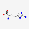 (2S)-2-amino-4-(2-amino-1H-imidazol-5-yl)butanoic acid