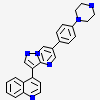 4-[6-(4-piperazin-1-ylphenyl)pyrazolo[1,5-a]pyrimidin-3-yl]quinoline