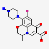 (3S)-10-(4-AMINOPIPERAZIN-1-YL)-9-FLUORO-7-HYDROXY-3-METHYL-2,3-DIHYDRO-8H-[1,4]OXAZINO[2,3,4-IJ]QUINOLINE-6-CARBOXYLATE