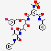 N-[(2S,3S,5R)-1-[(3,5-difluorophenyl)methoxy]-3-hydroxy-5-methyl-6-[[(2S)-3-methyl-1-oxo-1-(phenylmethylamino)butan-2-yl]amino]-6-oxo-hexan-2-yl]-5-(methyl-methylsulfonyl-amino)-N'-[(1R)-1-phenylethyl]benzene-1,3-dicarboxamide