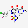 (6S)-2-(3-chloro-4-fluorobenzyl)-8-ethyl-10-hydroxy-6-methyl-4-(5-methyl-1,1-dioxido-1,2,5-thiadiazolidin-2-yl)-7,8-dihydropyrazino[1',2':1,5]pyrrolo[2,3-d]pyridazine-1,9(2H,6H)-dione