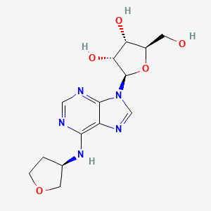 Chemical structure for tecadenoson