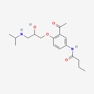 Chemical structure for Acebutolol