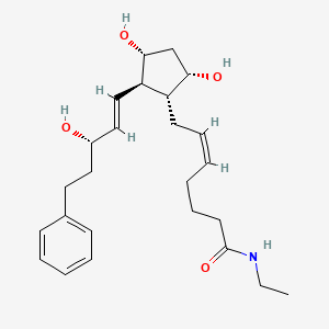 Chemical structure for bimatoprost