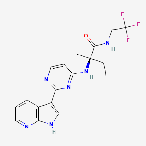 Chemical structure for Decernotinib