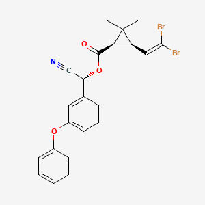 Chemical structure for deltamethrin