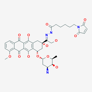 Chemical structure for Aldoxorubicin (USAN)