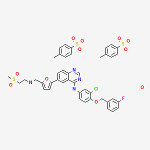 Chemical structure for LAPATINIB DITOSYLATE MONOHYDRATE