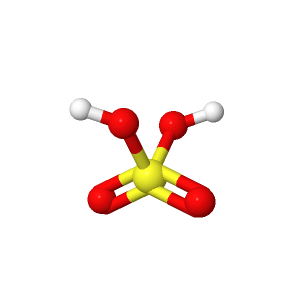 concentrated sulfuric acid structure